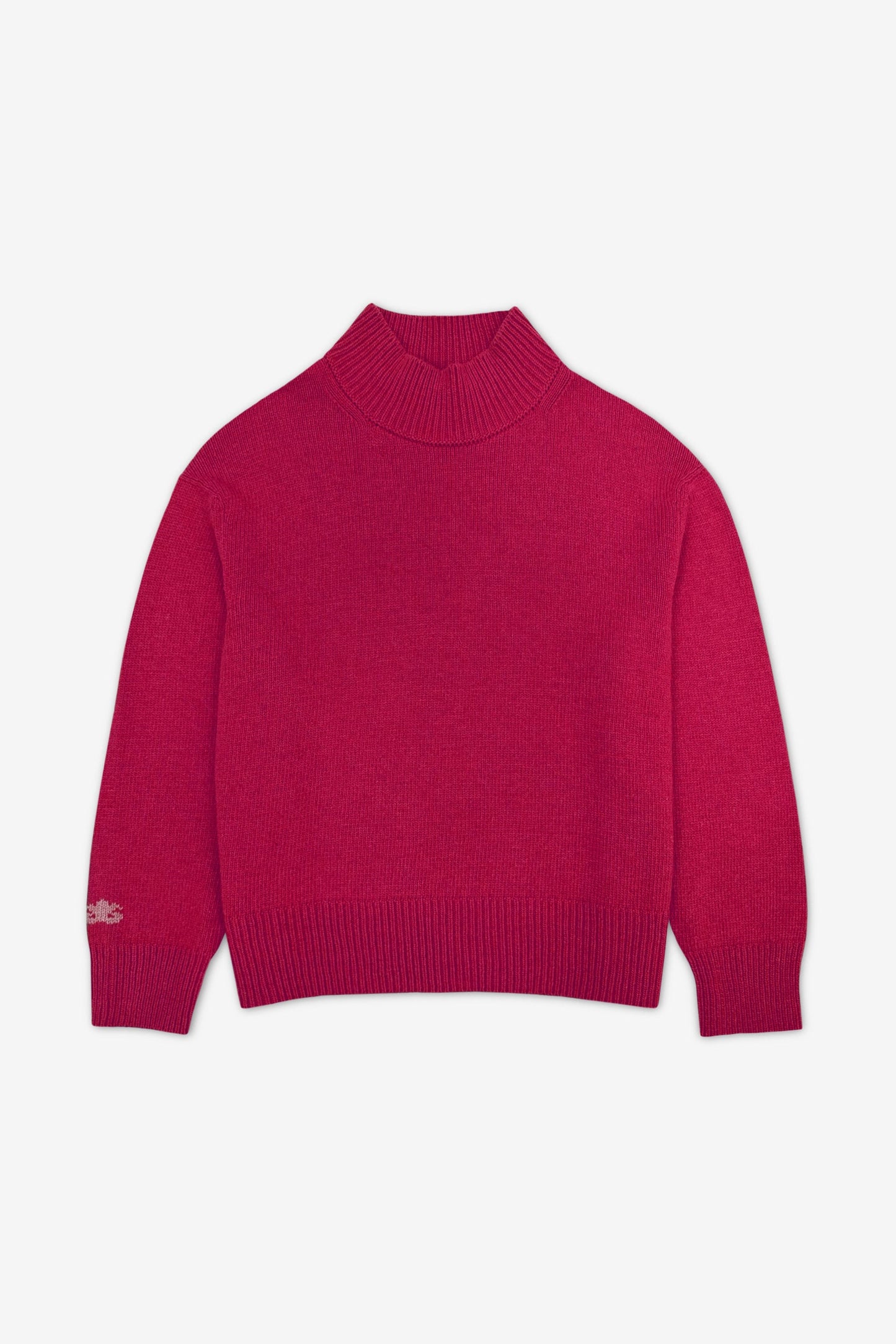 "Base" merino sweater | fuchsia