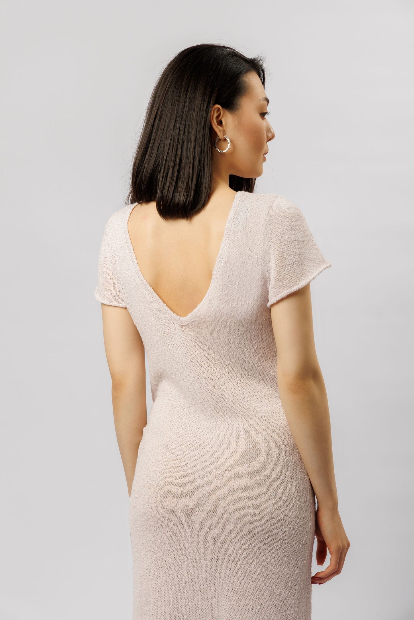 "Esther" dress | pink velvet
