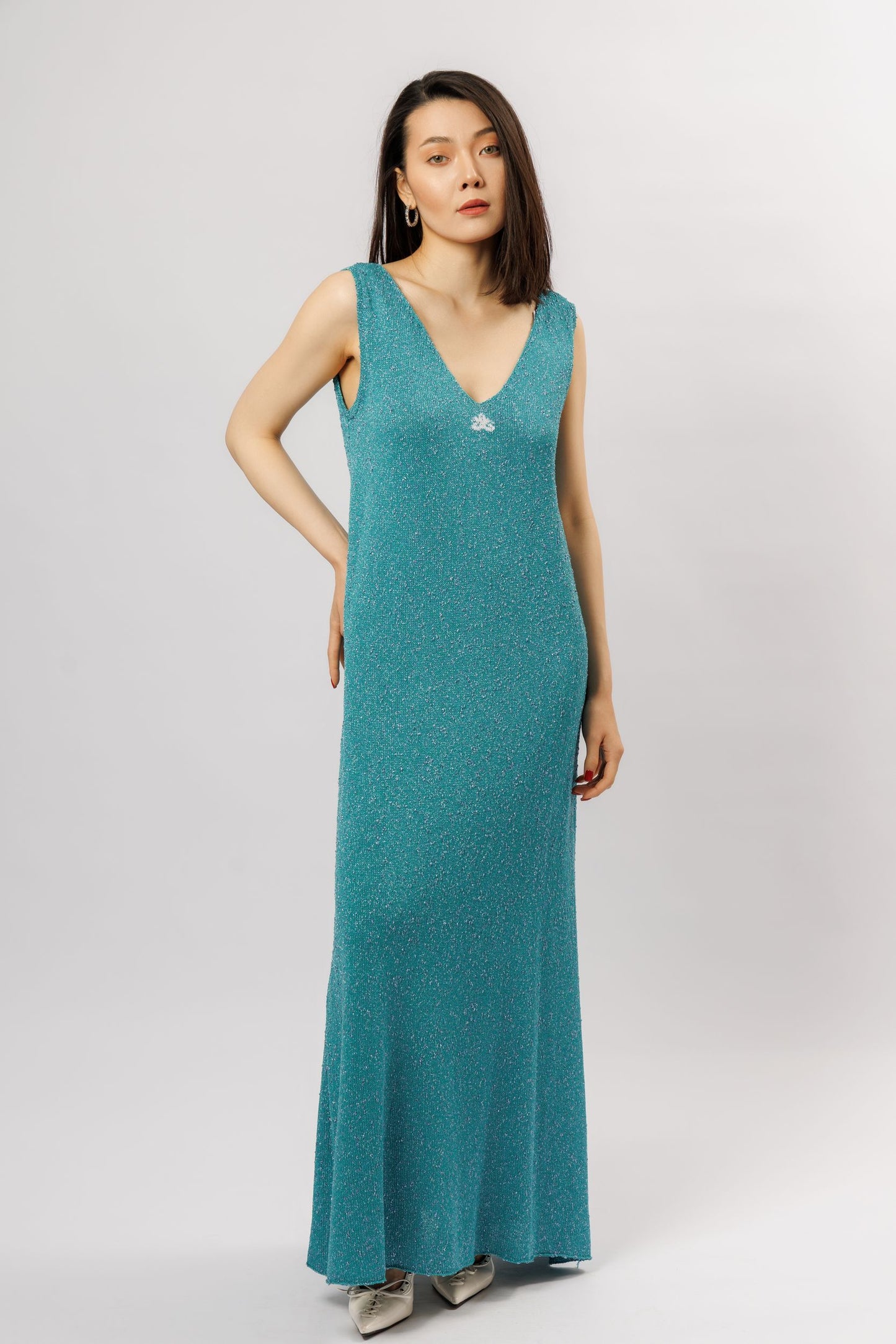 "Éther" dress | blue sea