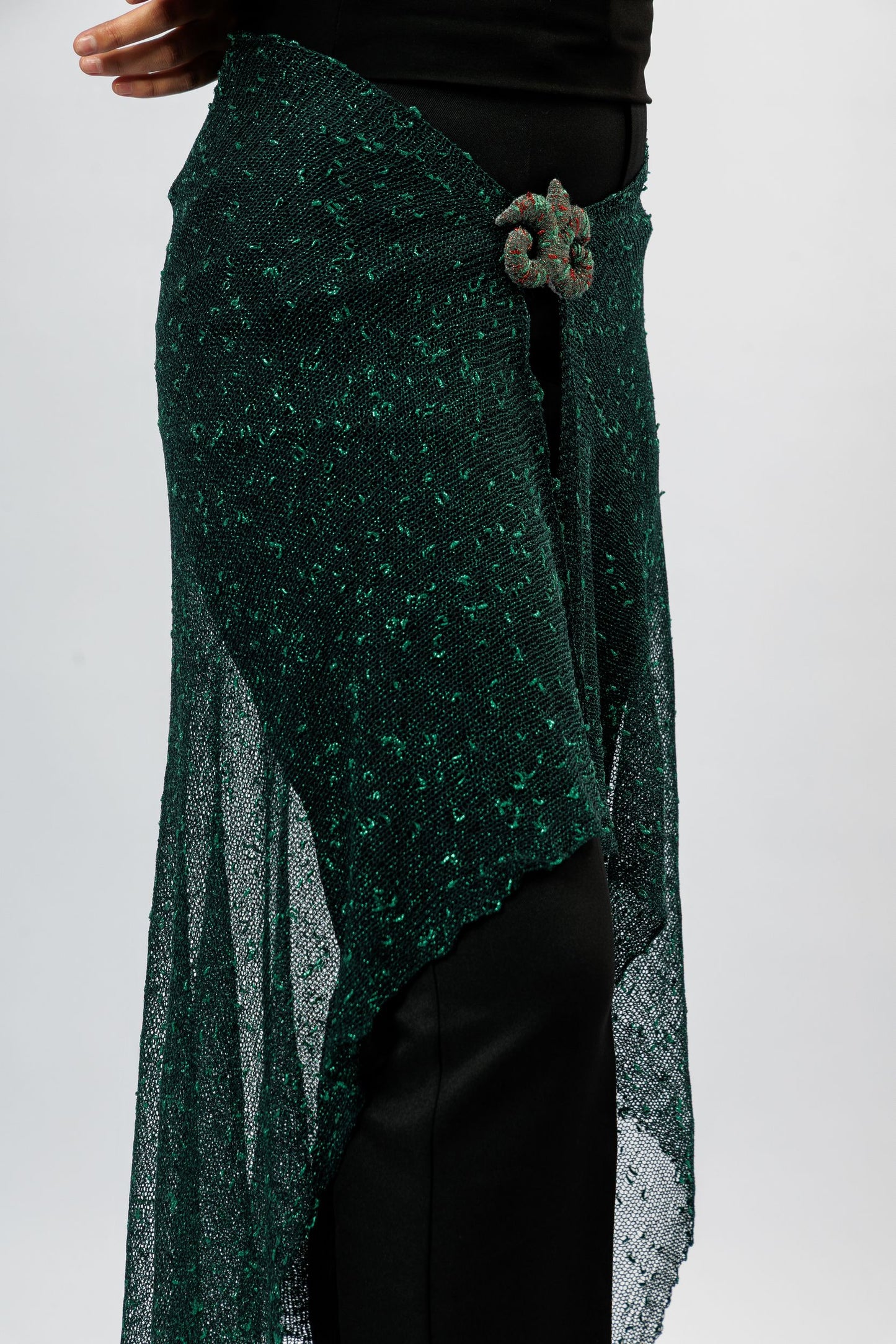 Sheer Wrap Scarf | green