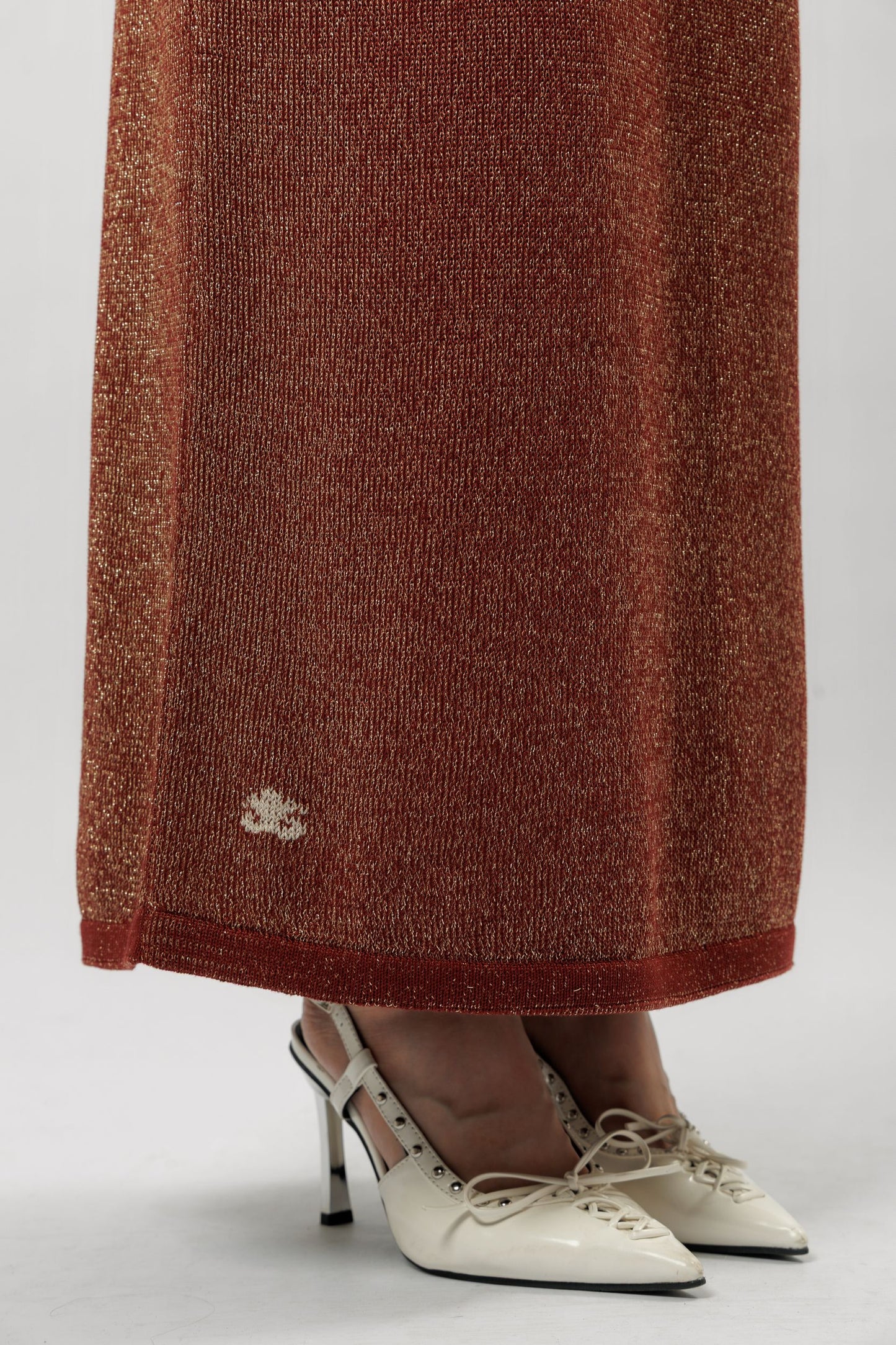 "Shine" dress | terracotta