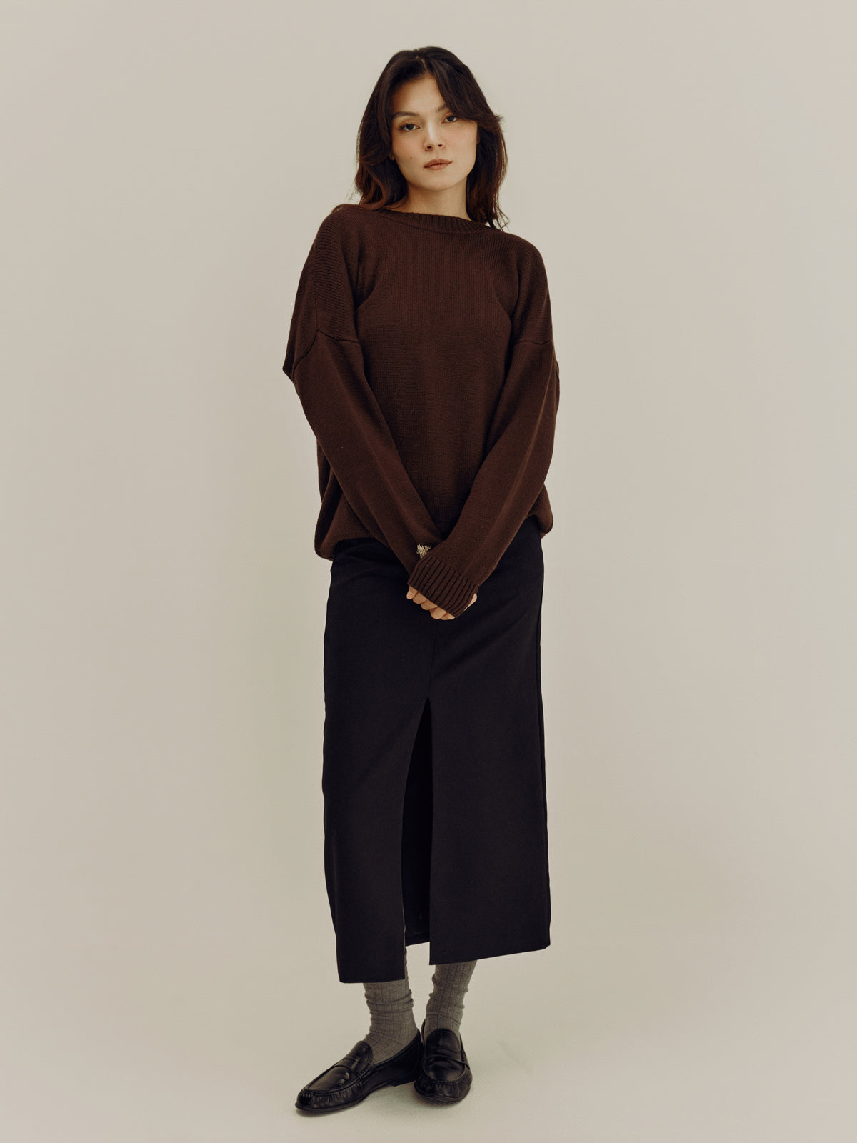 "Zhanna" Sweater | grey