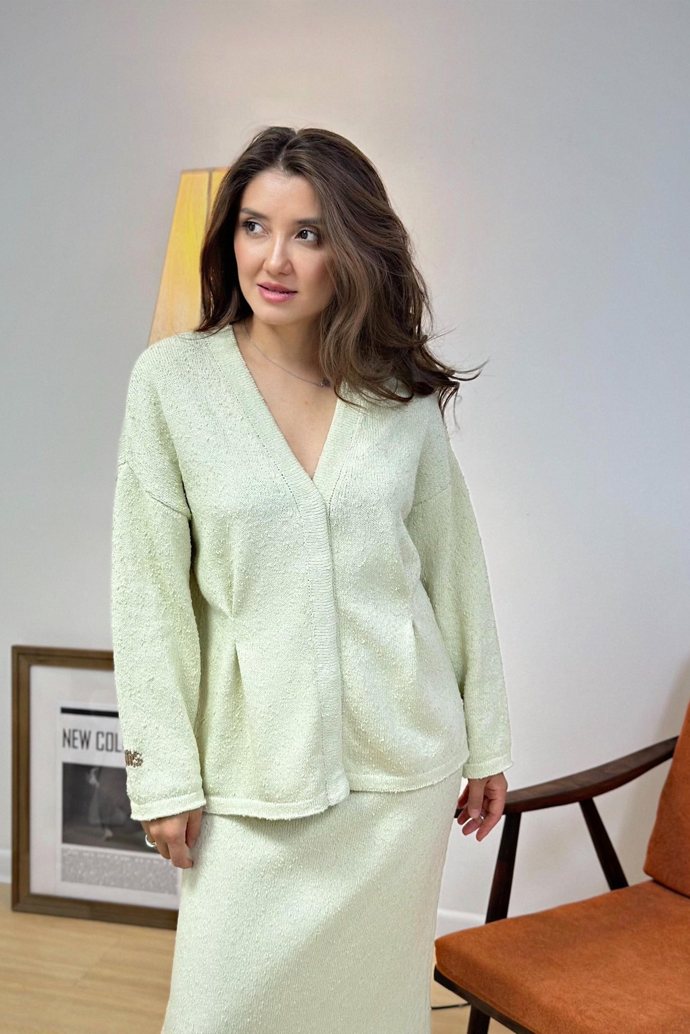 "Elan" Set | light pistachio
