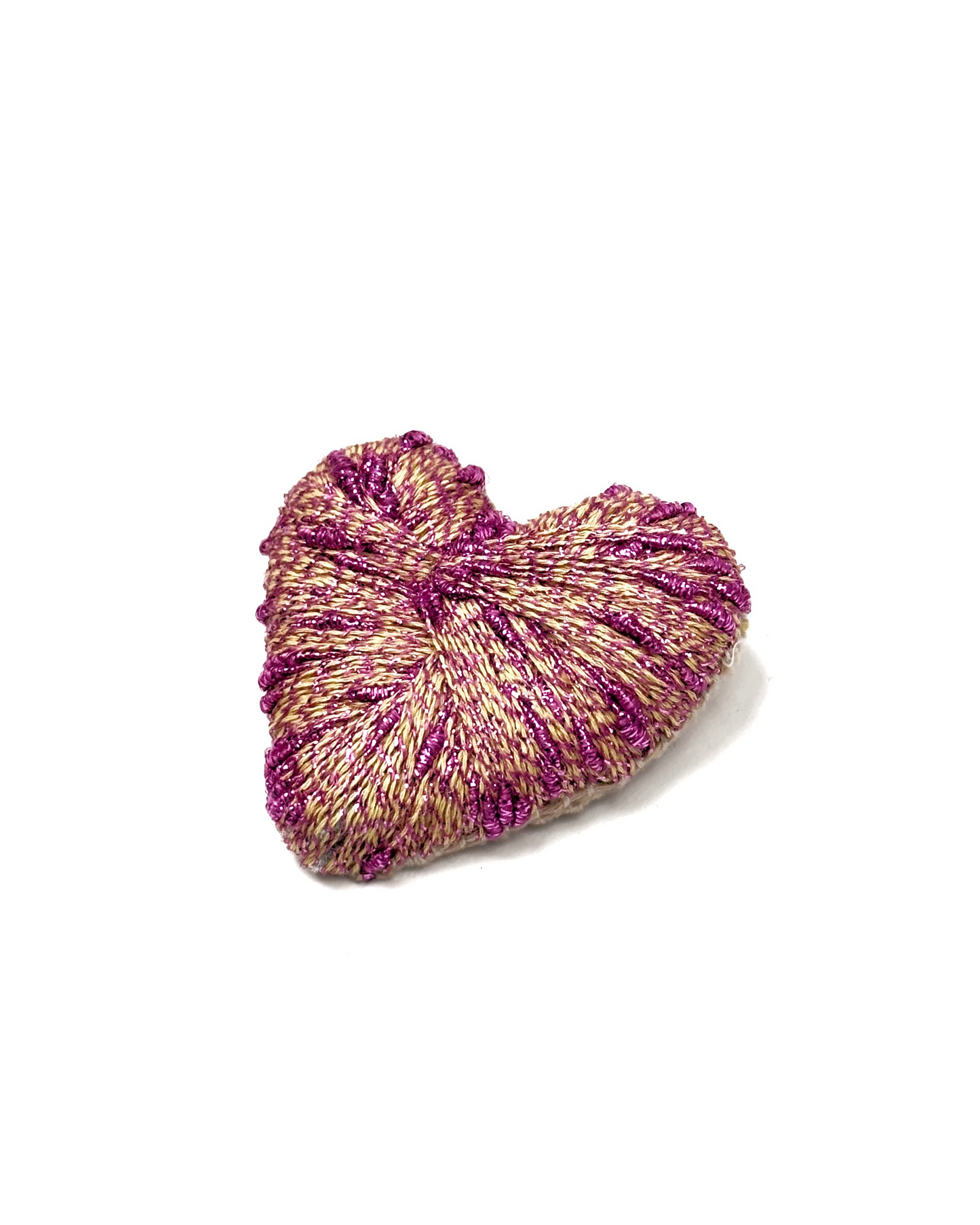 Brooch "Amore" | pink with purple