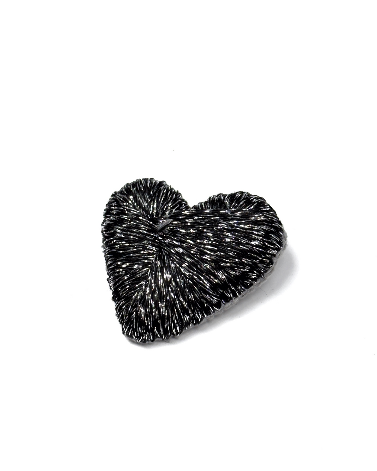Brooch "Amore" | black and silver