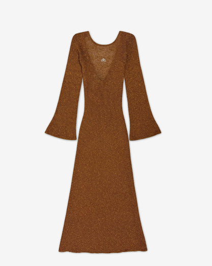 Туника "Muse" длинная | бронза