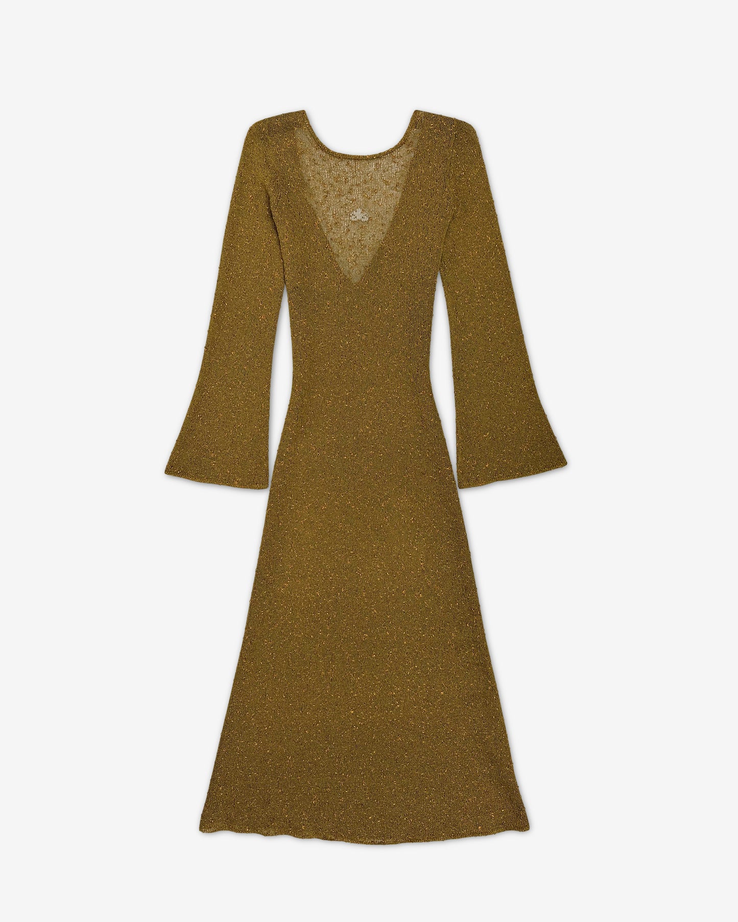 Туника "Muse" длинная | темное золото