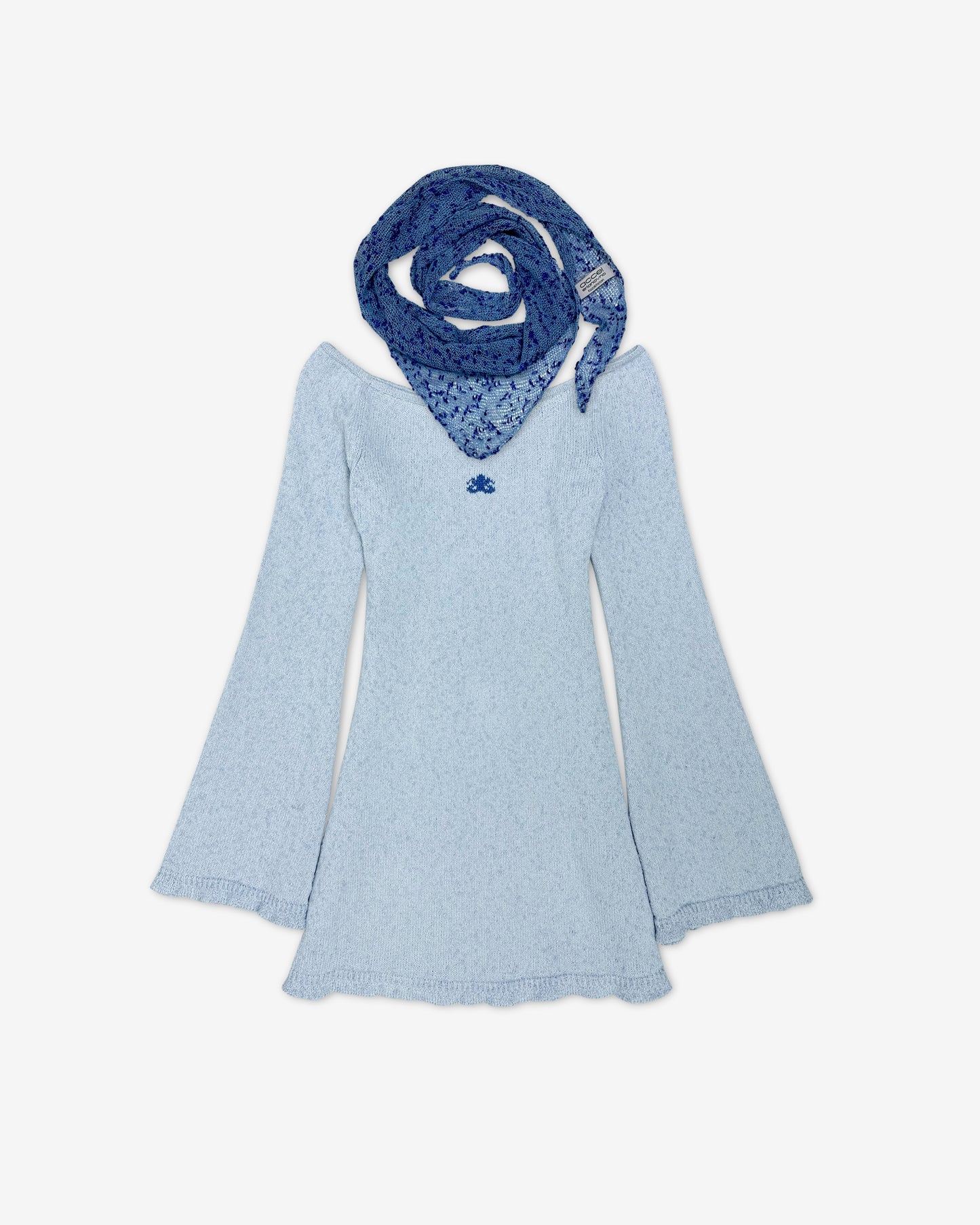 Mini dress "Girl" | blue haze