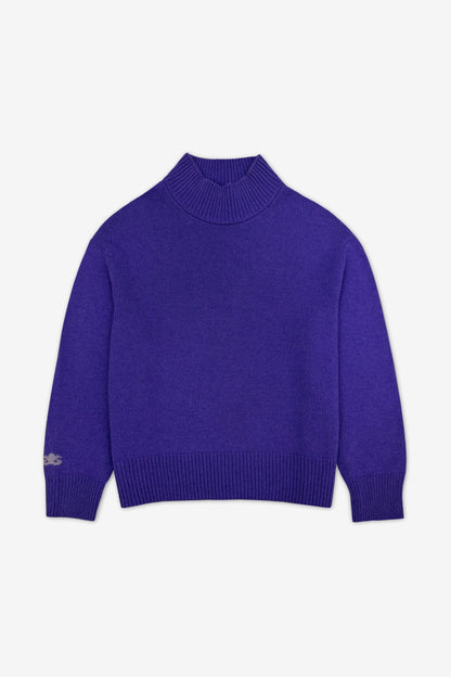 "Base" merino sweater | purple