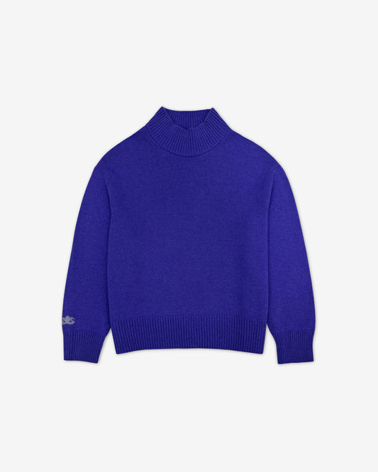 Свитер "Base" из мериноса плотный | фиолетовый