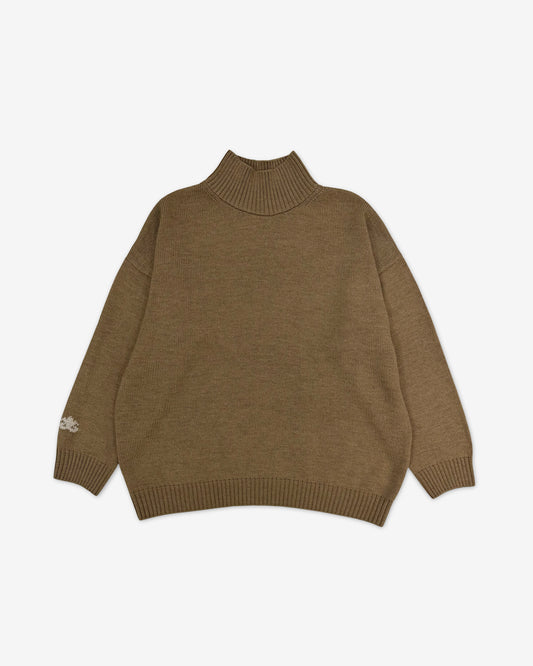 Свитер с горлом| кэмел