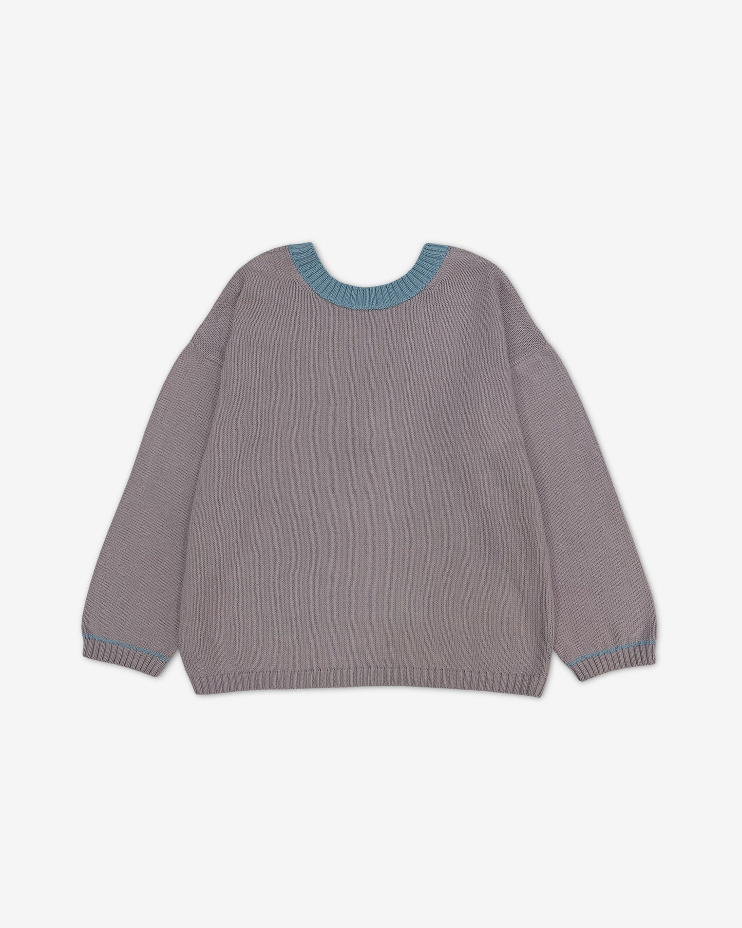 Свитер двухсторонний из хлопка | лавандовый