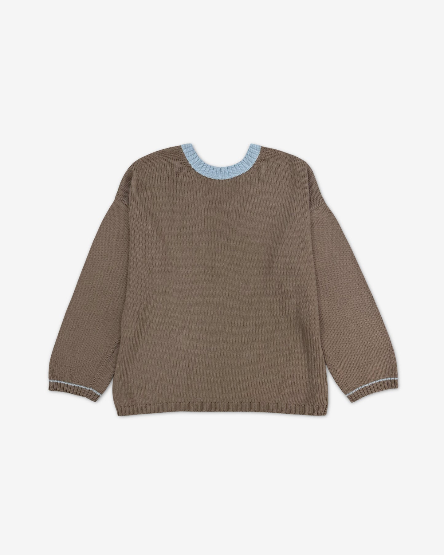 Свитер двухсторонний из хлопка | мокко