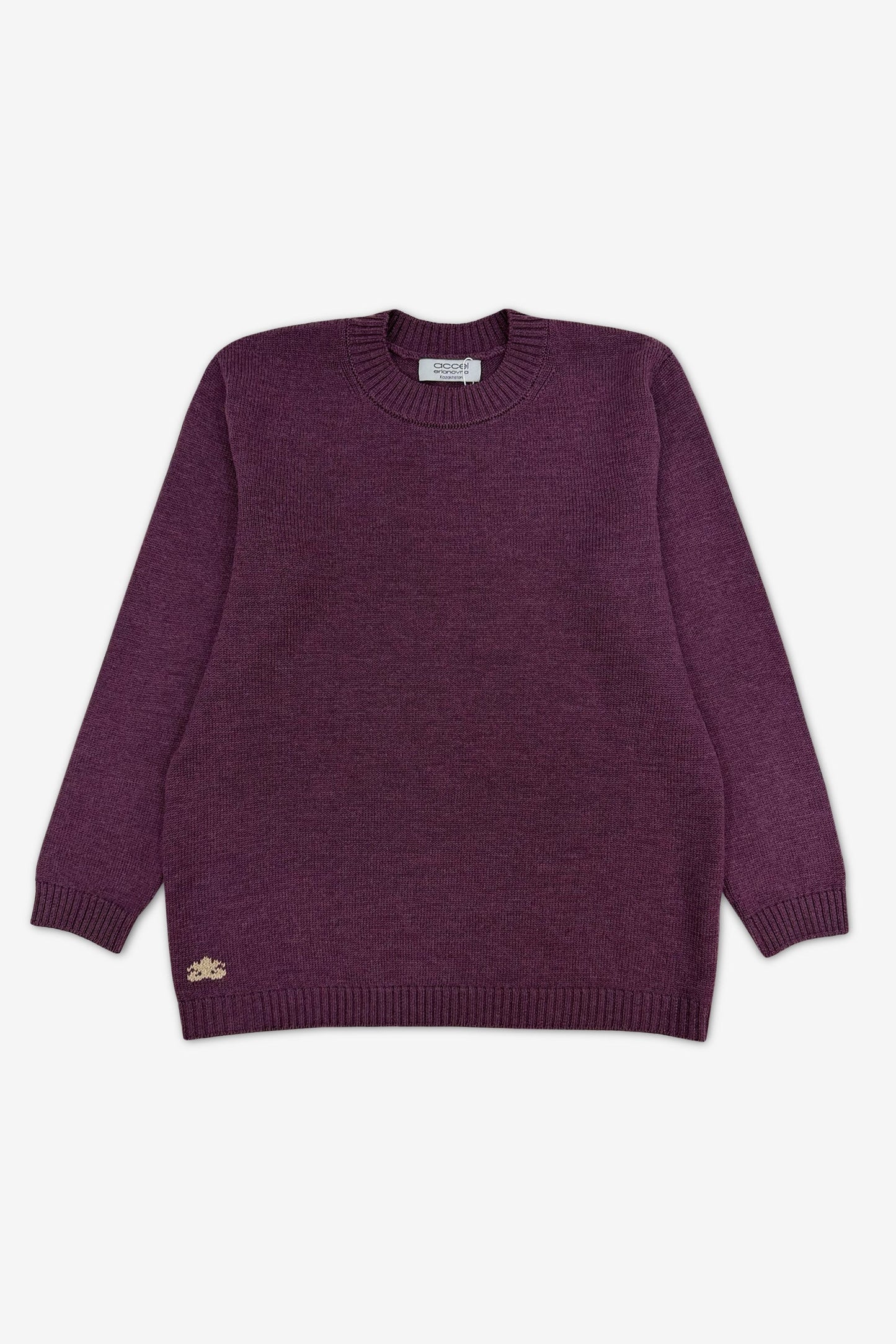 "Classic" sweater | eggplant