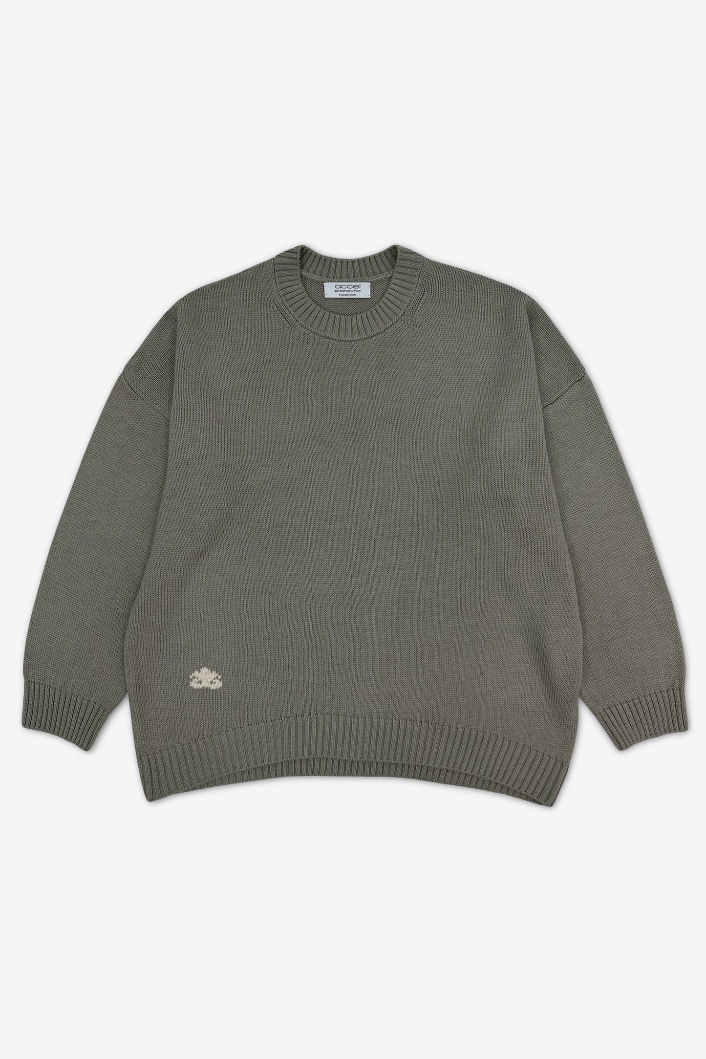 "Arka" сrew neck sweater | grey