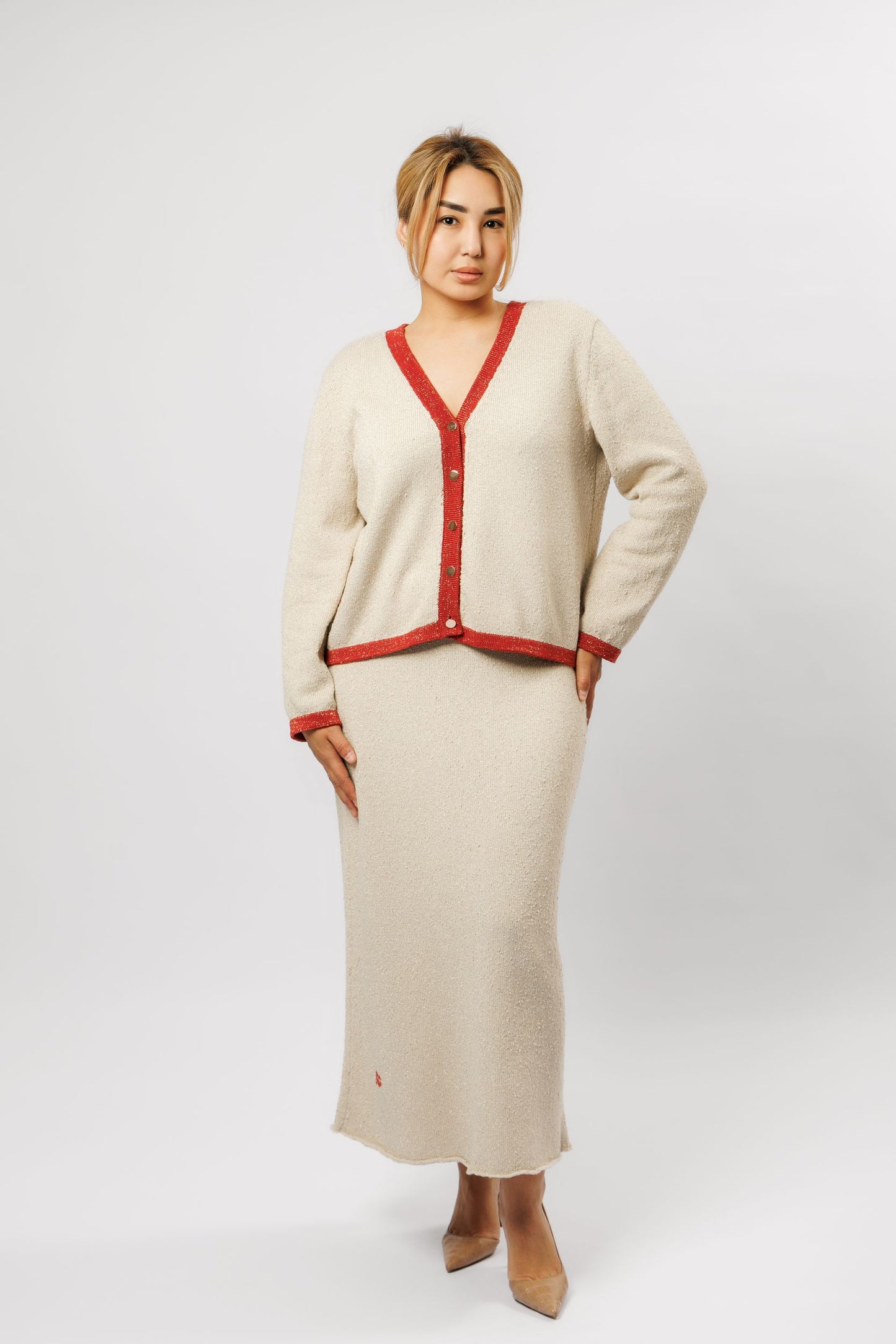 "Vanille" Set | beige with terracotta