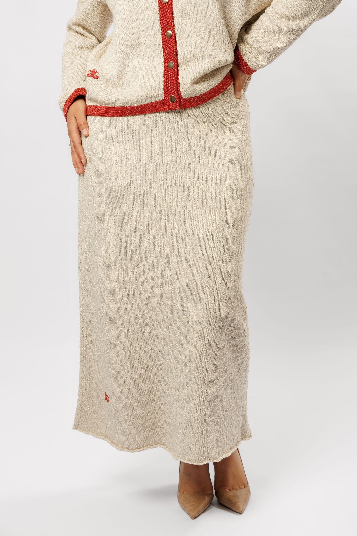 "Vanille" Set | beige with terracotta