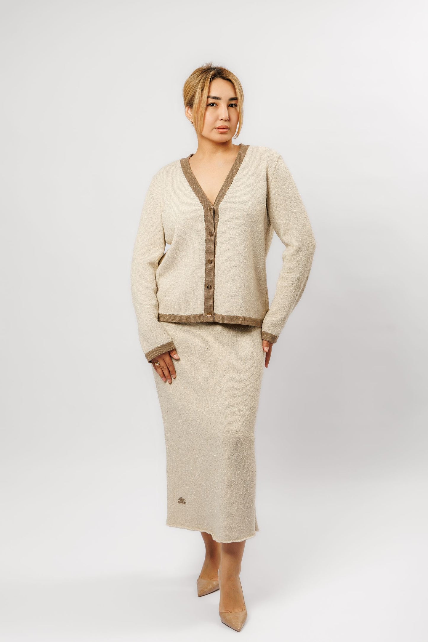 "Vanille" Set | beige with mocha