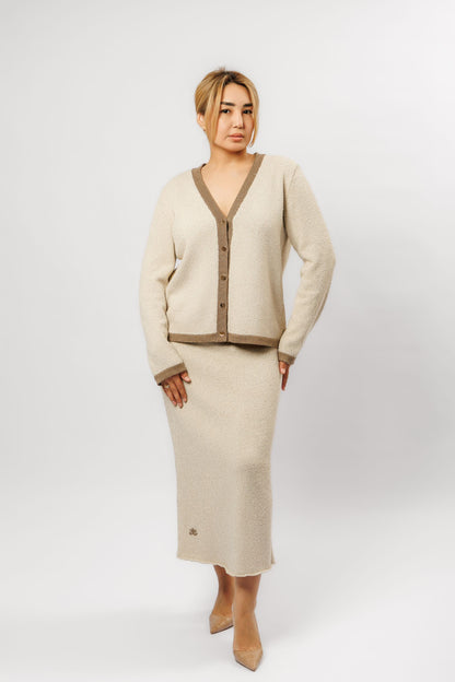 "Vanille" Set | beige with mocha