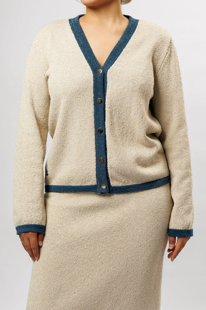 "Vanille" Set | beige with blue