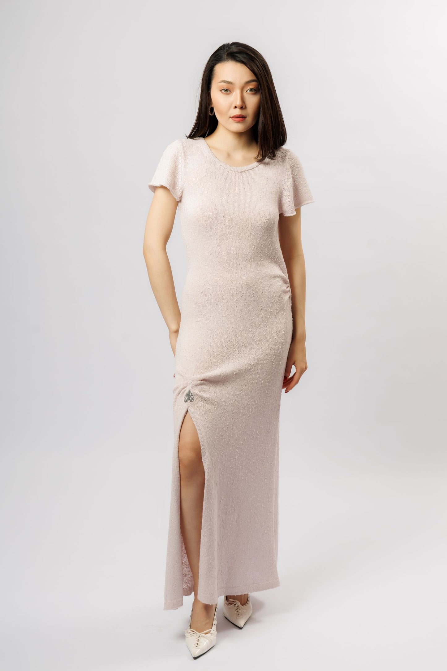 "Esther" dress | pink velvet