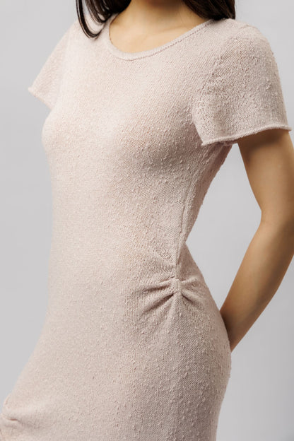 "Esther" dress | pink velvet