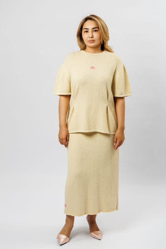 "Tenderness" Set with lurex | lemon mousse