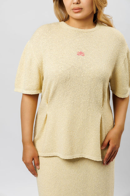 "Tenderness" Set with lurex | lemon mousse