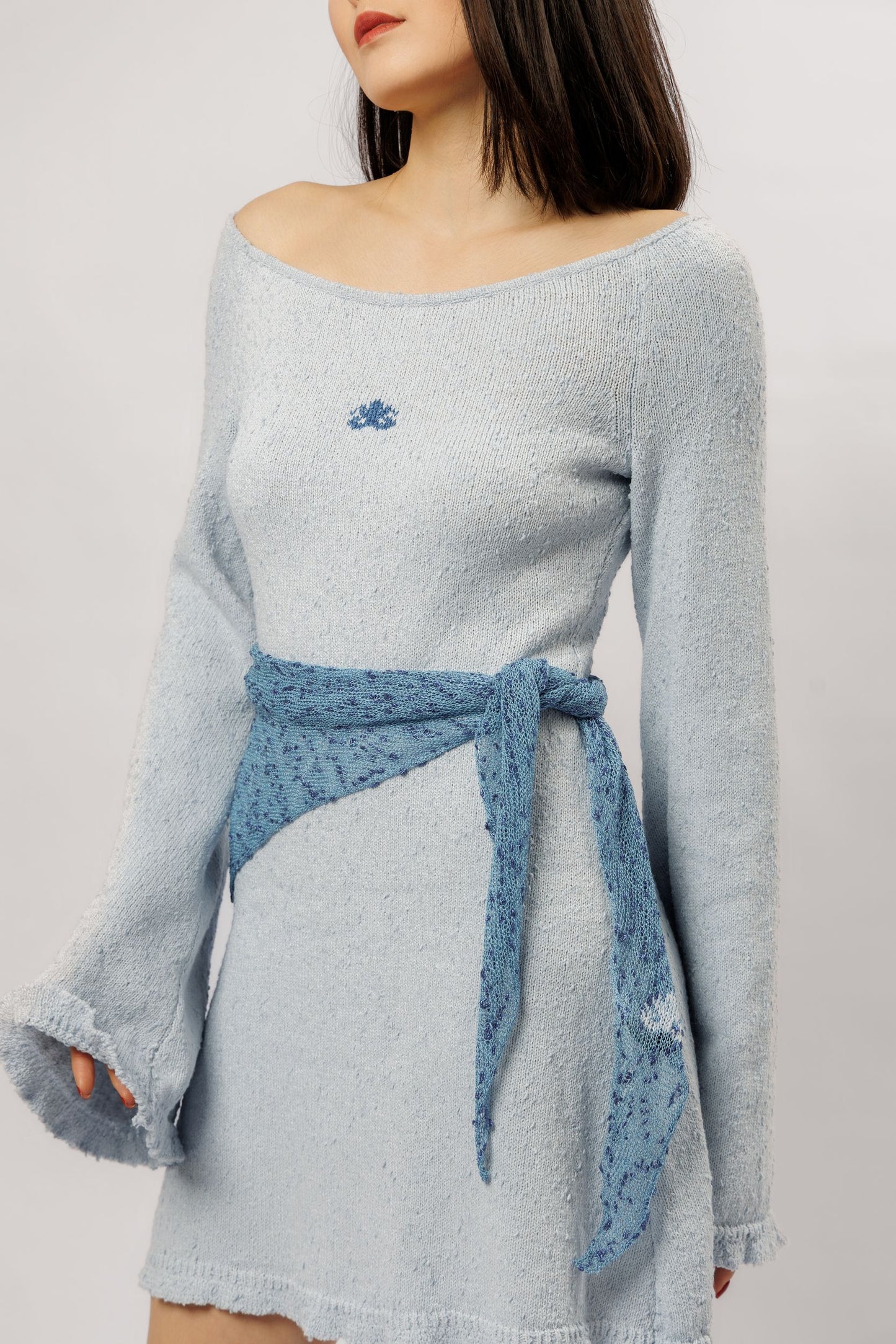 Mini dress "Girl" | blue haze