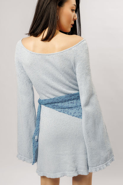 Mini dress "Girl" | blue haze