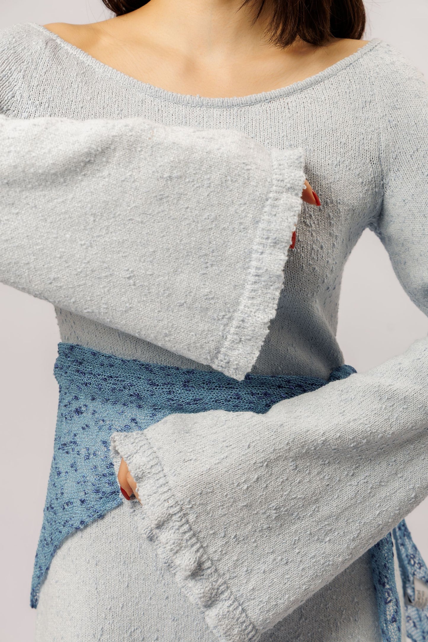Mini dress "Girl" | blue haze