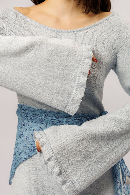 Mini dress "Girl" | blue haze