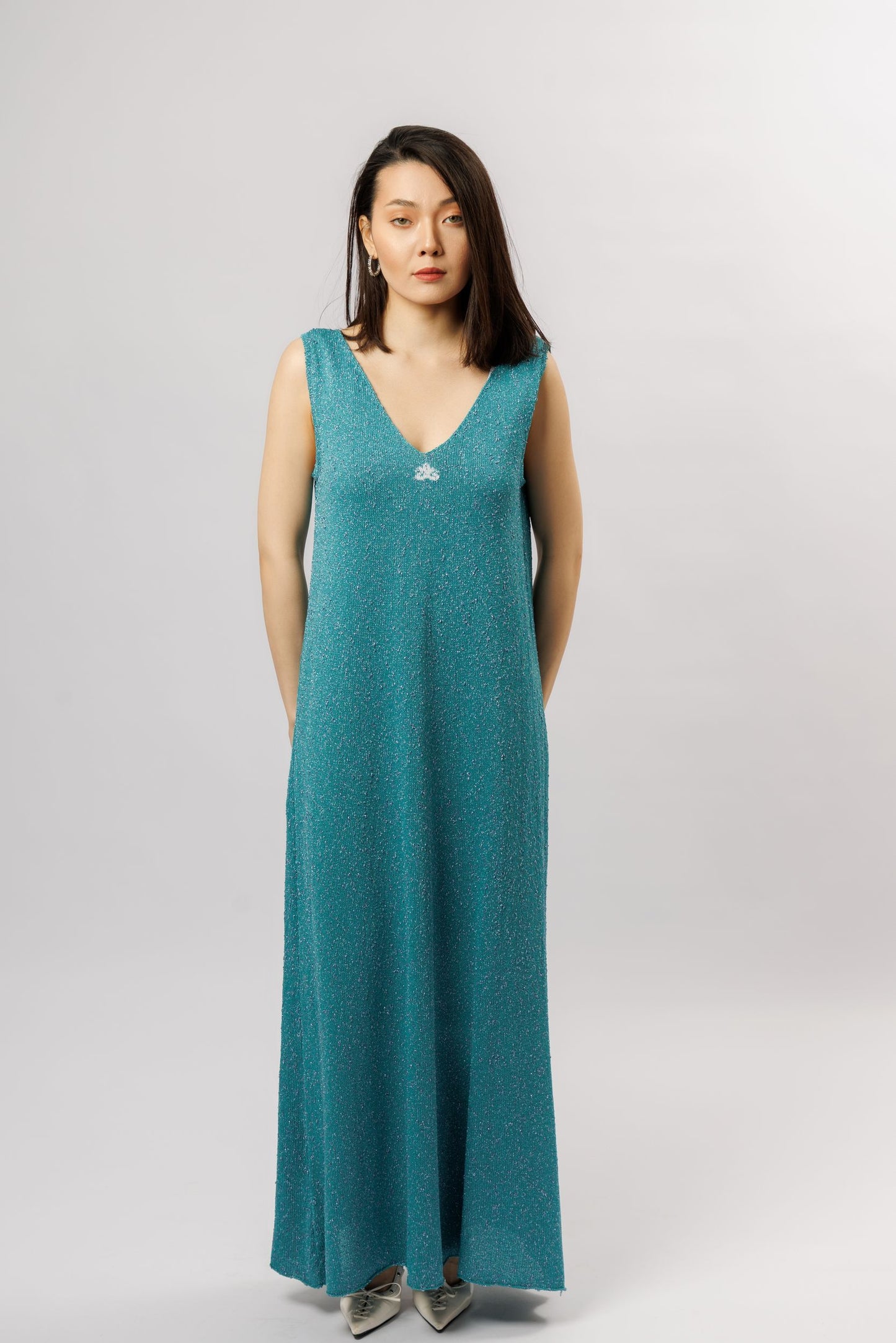 "Éther" dress | blue sea