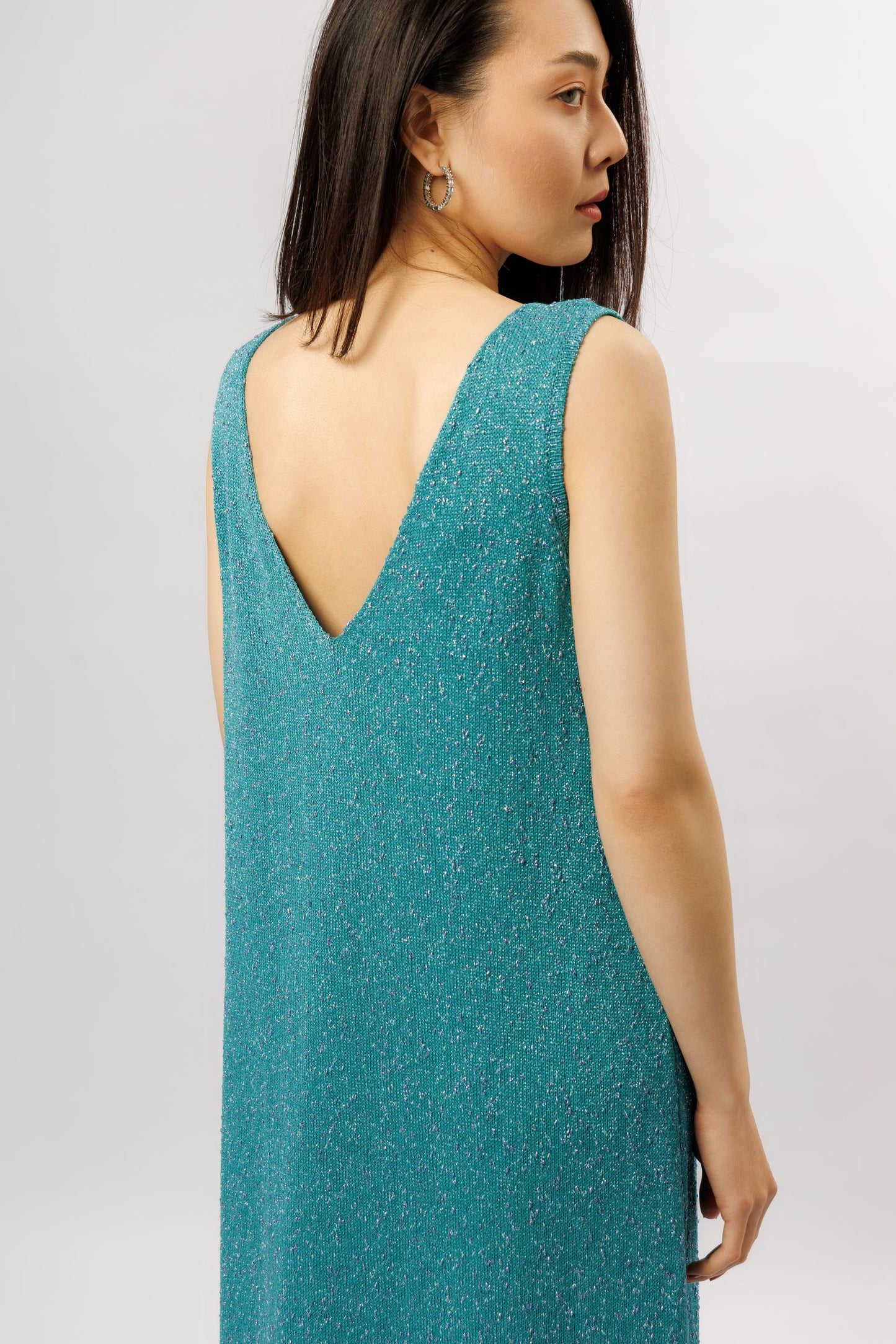 "Éther" dress | blue sea