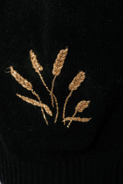 "Golden" Cardigan | black