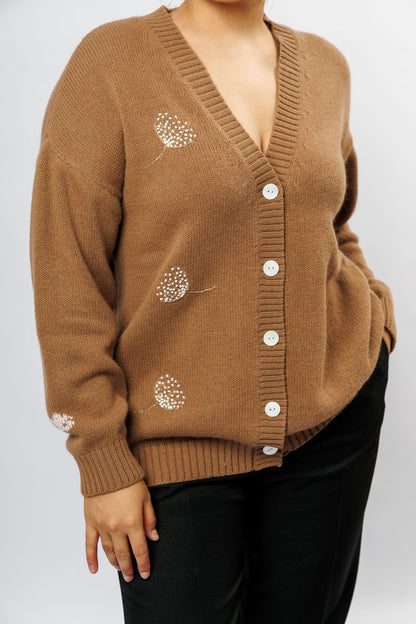 "Dandelion" Cardigan | wooden