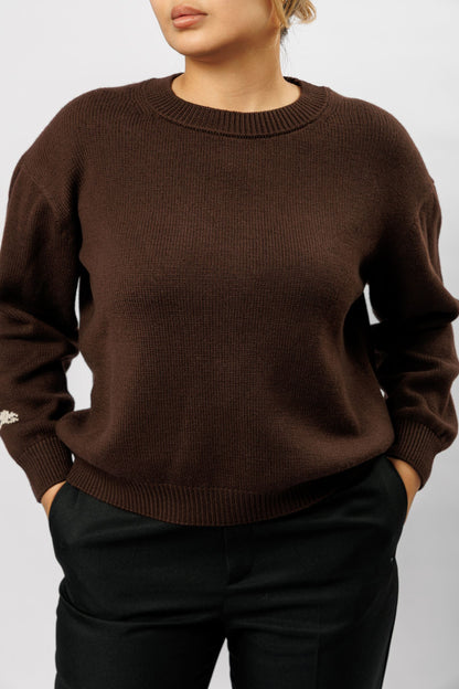 "Nami" Sweater | dark chocolate