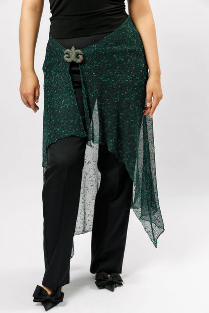 Sheer Wrap Scarf | green