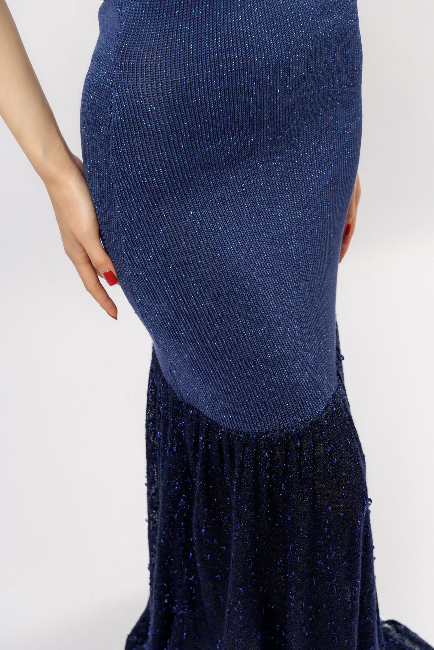 "Lumière" dress | electric blue