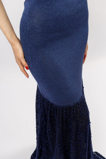 "Lumière" dress | electric blue