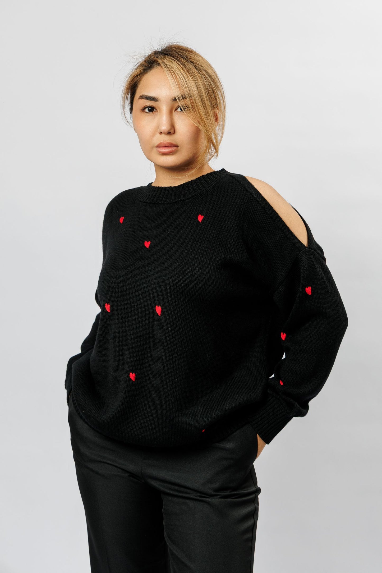 "Amore" sweater | black