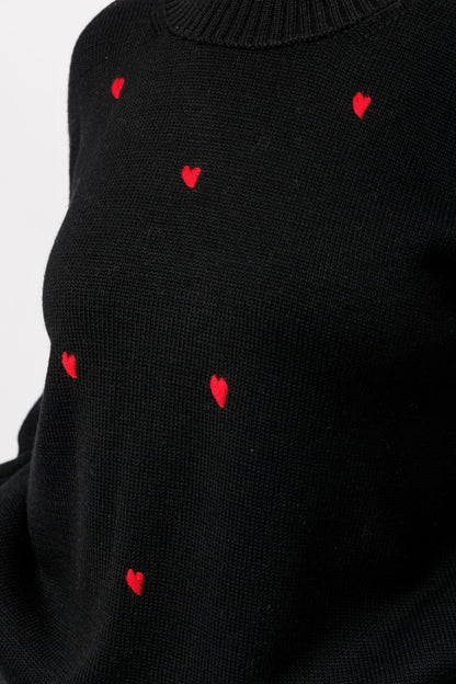 "Amore" sweater | black