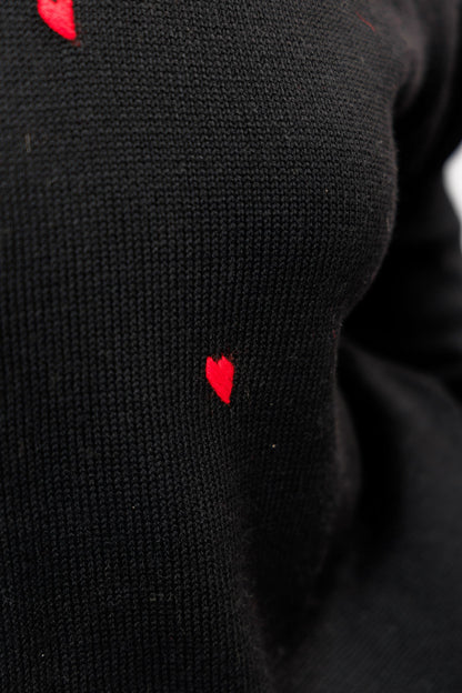 "Amore" sweater | black