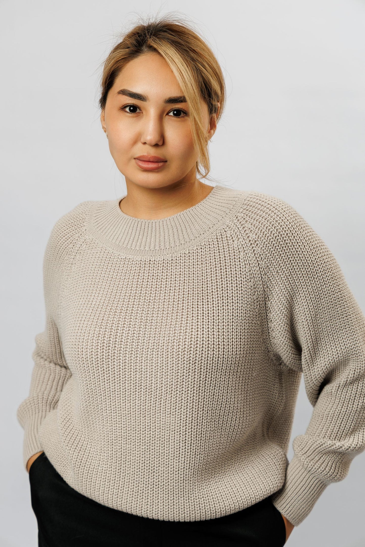 "Pearl" Sweater | light grey