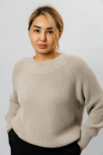 "Pearl" Sweater | light grey