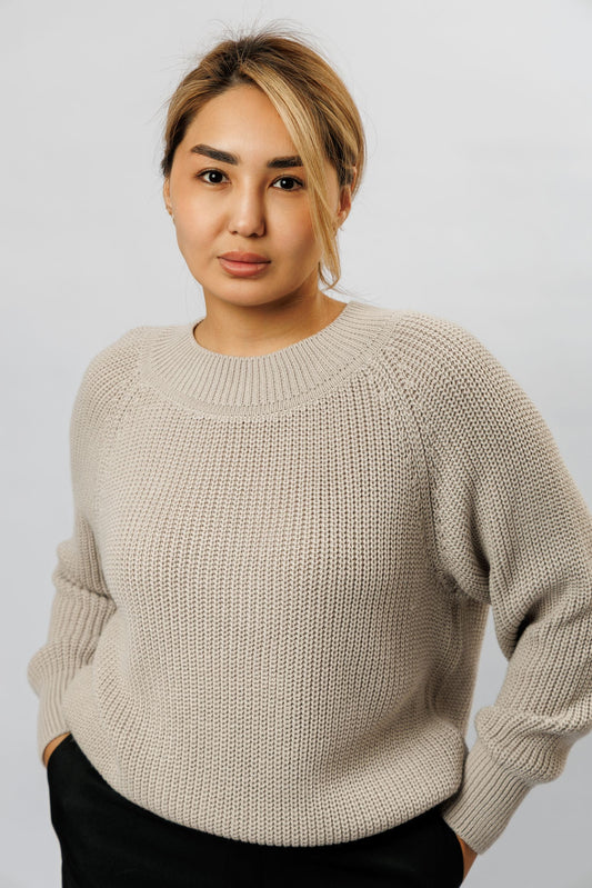 "Pearl" Sweater | light grey