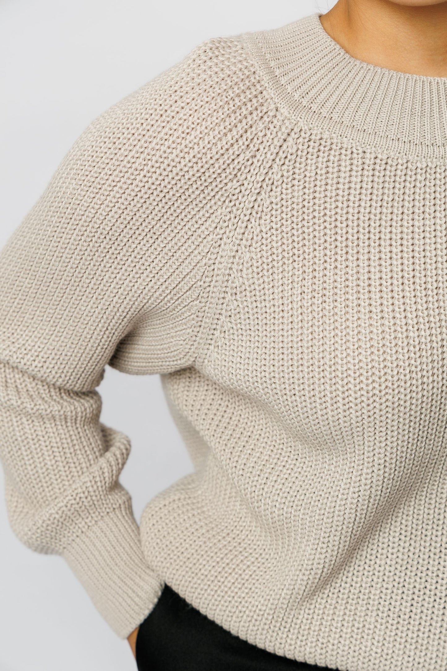 "Pearl" Sweater | light grey