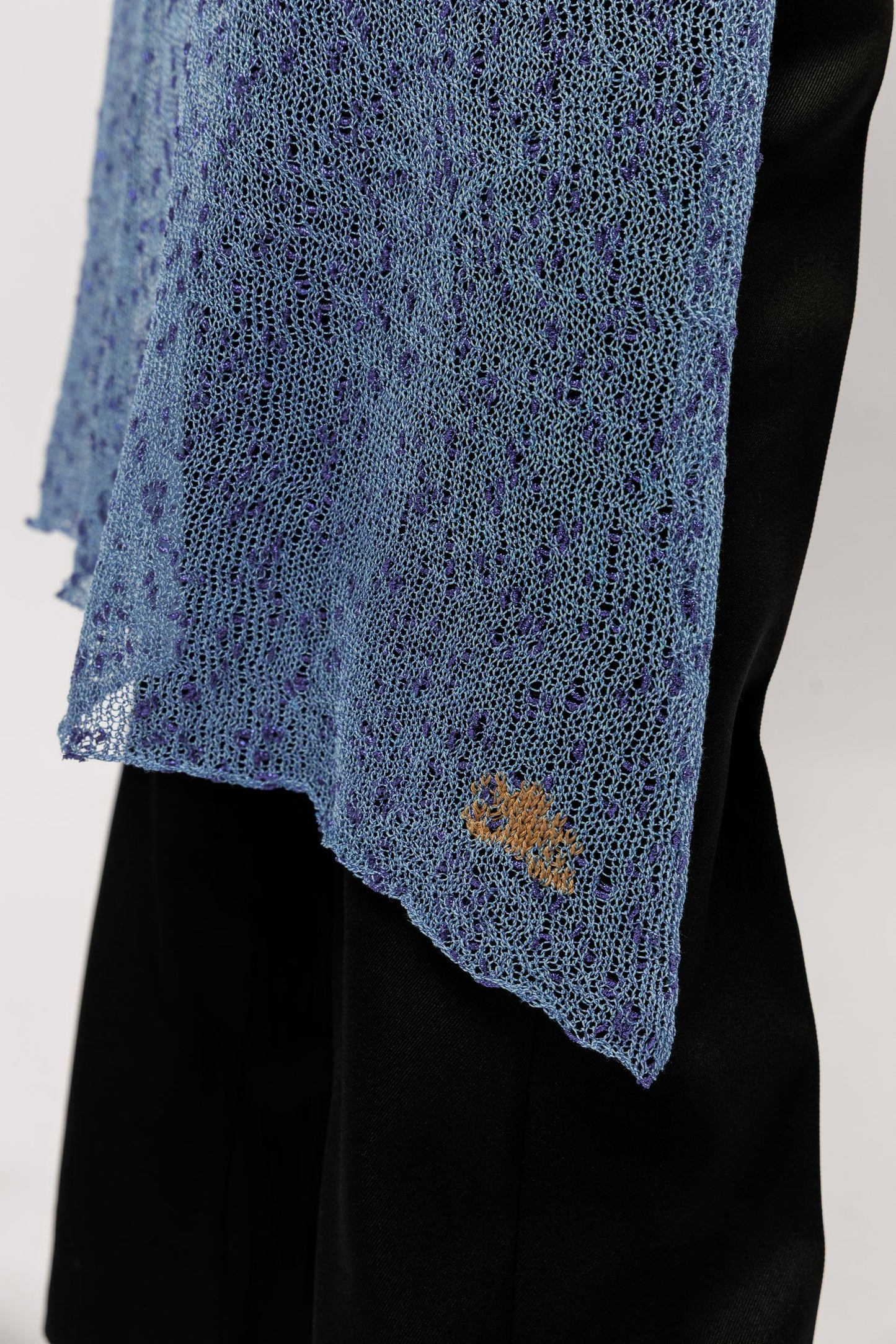 Sheer Wrap Scarf | blue breeze