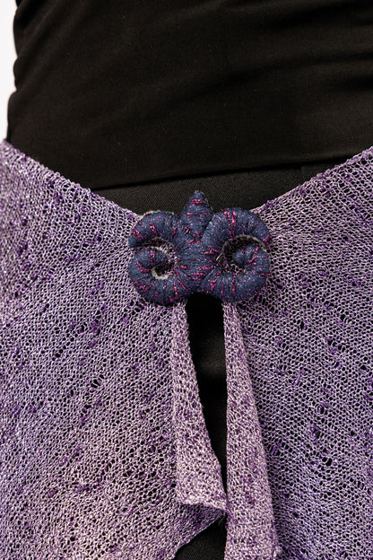 Sheer Wrap Scarf | purple