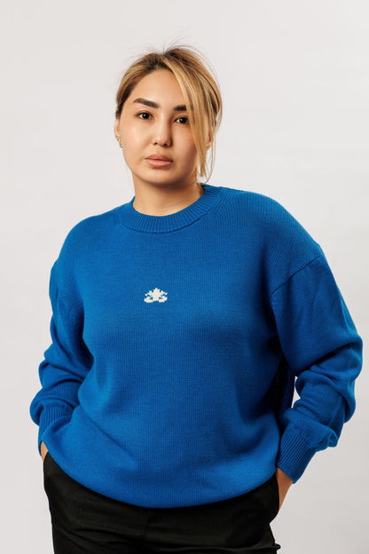 "Nami" Sweater | electric blue